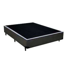 Base Box Casal Corino Extremo Reforçado Homequeen Cinza 40x138x188