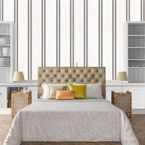 Papel De Parede Adesivo Ripado Madeira Lavável Sala Quarto Cozinha 3m