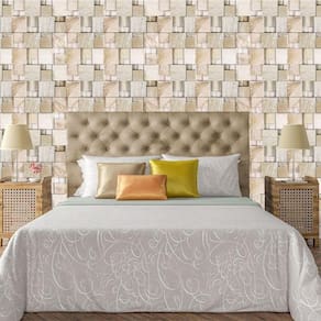 Papel De Parede Adesivo Bloco 3D Pedra Lavável Sala Quarto Cozinha 3 Metros