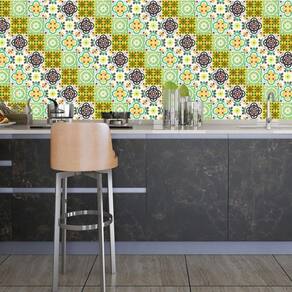 Papel De Parede Adesivo Lavável Cozinha 3 Metros
