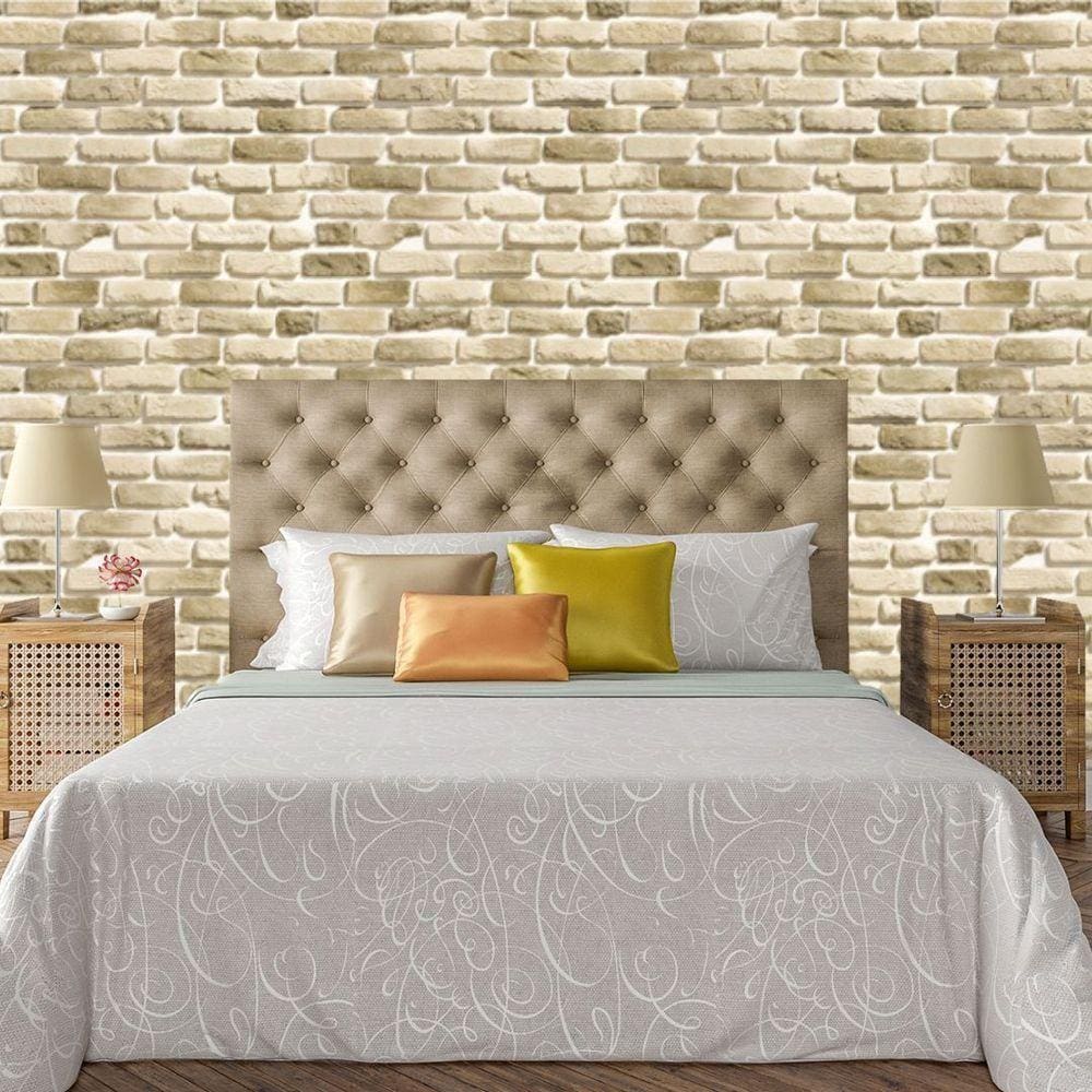 Papel De Parede Adesivo Tijolo Lavável Sala Quarto Cozinha