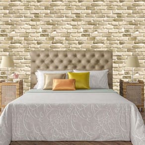 Papel De Parede Adesivo Tijolo Lavável Sala Quarto Cozinha