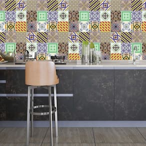 Papel De Parede Adesivo Lavável Cozinha 3m