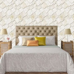 Papel De Parede Adesivo Bloco 3D Pedra Lavável Sala Quarto Cozinha 3 Metros