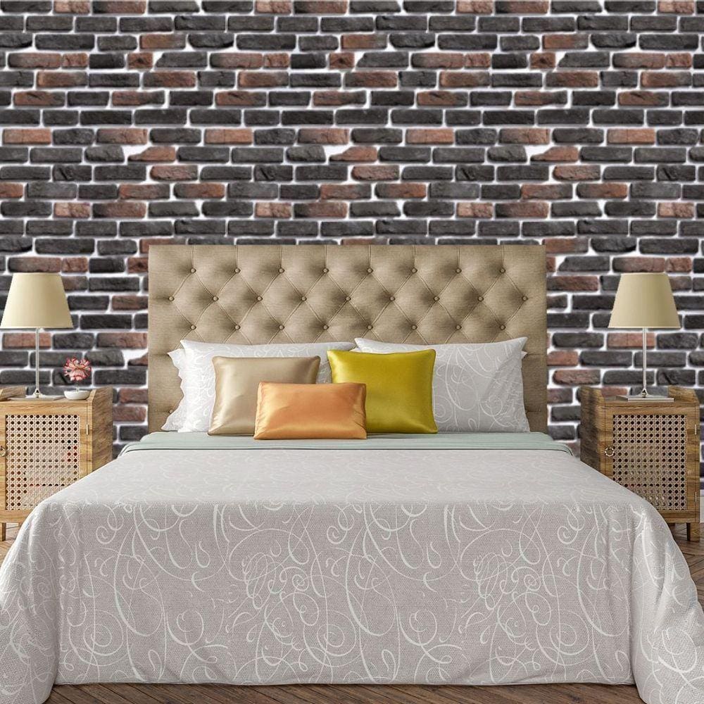 Papel De Parede Adesivo Tijolo Lavável Sala Quarto Cozinha
