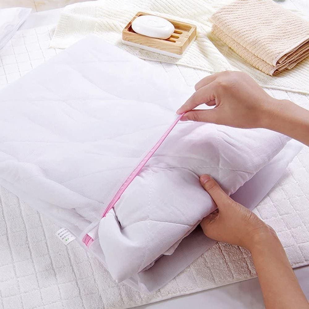 Sacos Para Lavar Roupas Delicadas Com Zíper 40x50 Cm