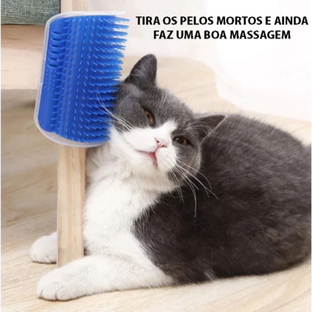 Escova Massageadora De Gato Com Catnip Para Parede Petshop