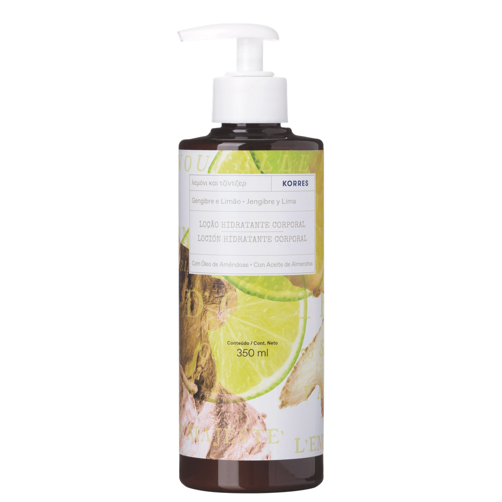Korres Gengibre E Limao Creme Hidratante Corporal 350Ml