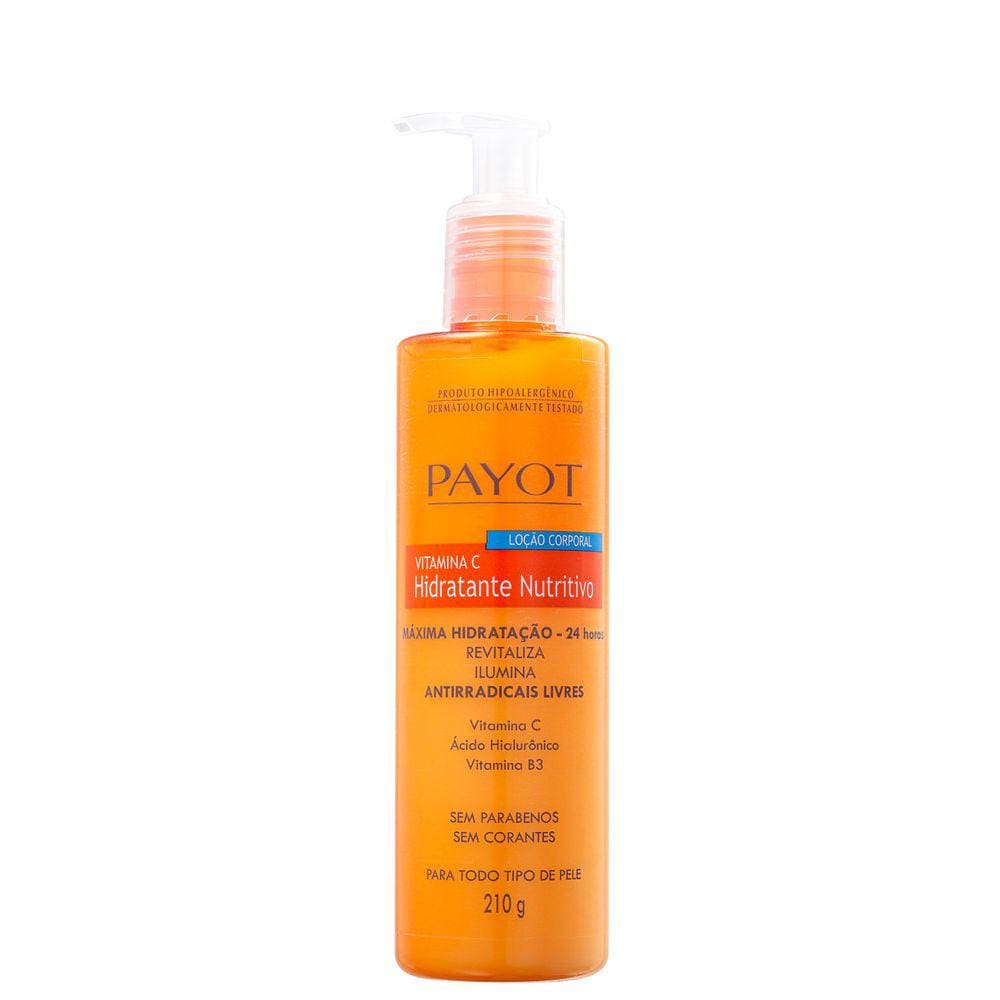 Payot Vitamina C Nutritivo - Loção Hidratante Corporal 210g