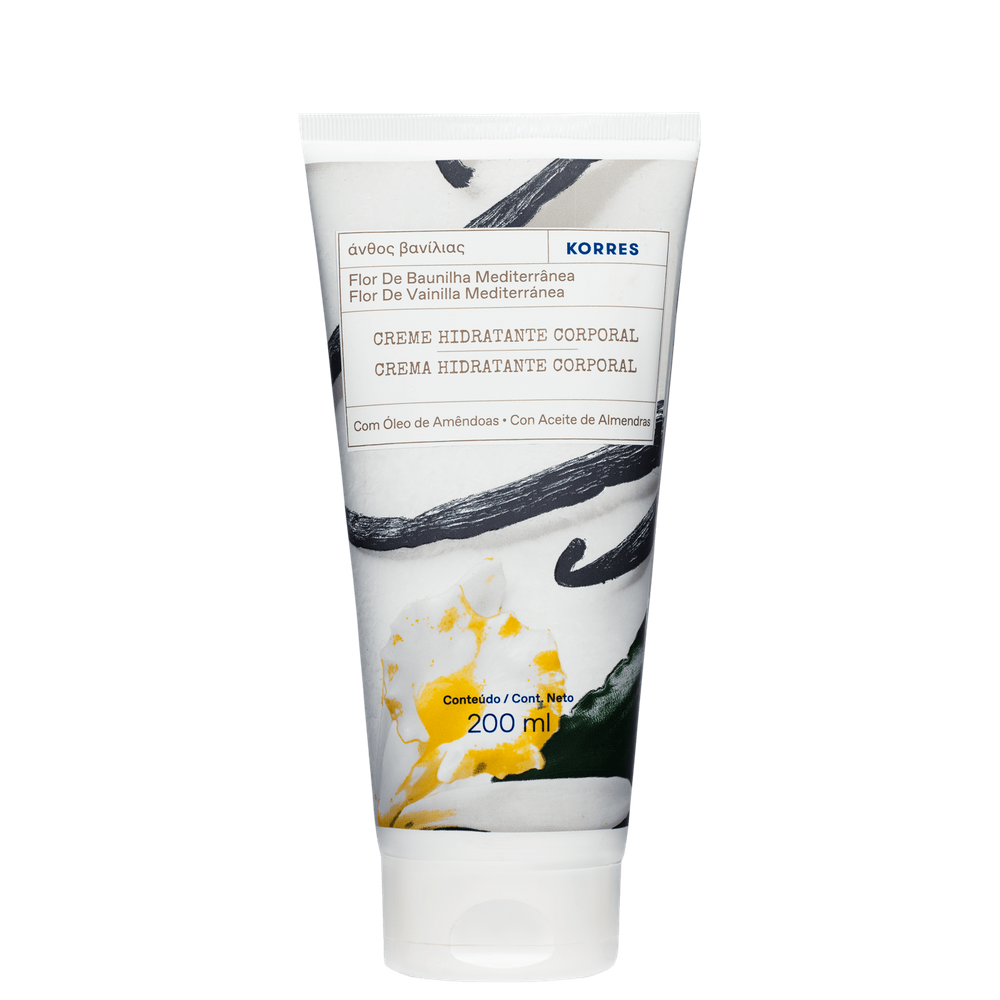 Korres Baunilha Mediterranea Creme Hidratante Corporal 200Ml
