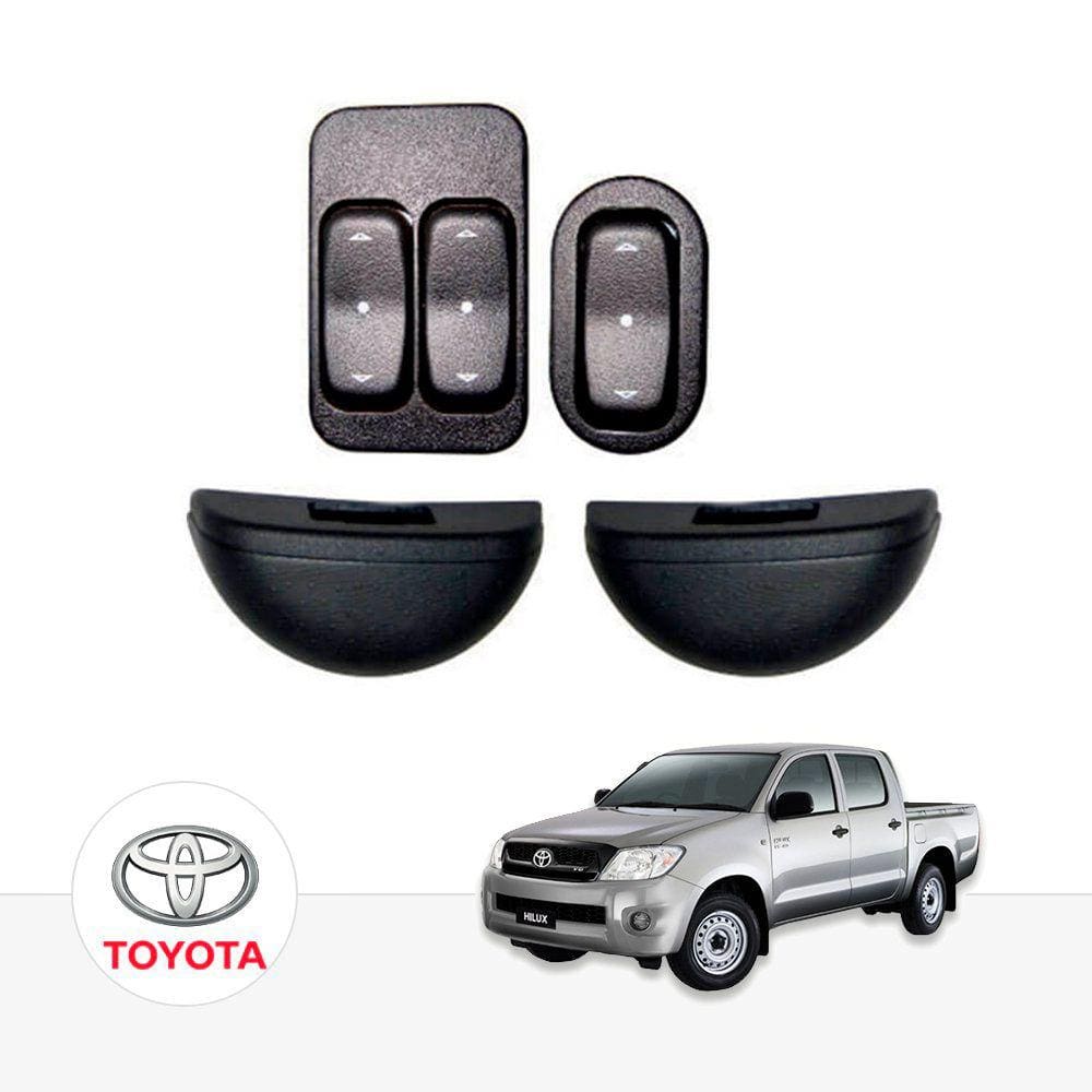 Kit Vidro Elétrico Toyota Hilux 2005 à 2015 Alternativo 2 ou 4 Portas Tragial