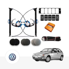 Kit Vidro Elétrico Volkswagen Gol / Parati G2 1997 à 2000 2 Portas Tragial