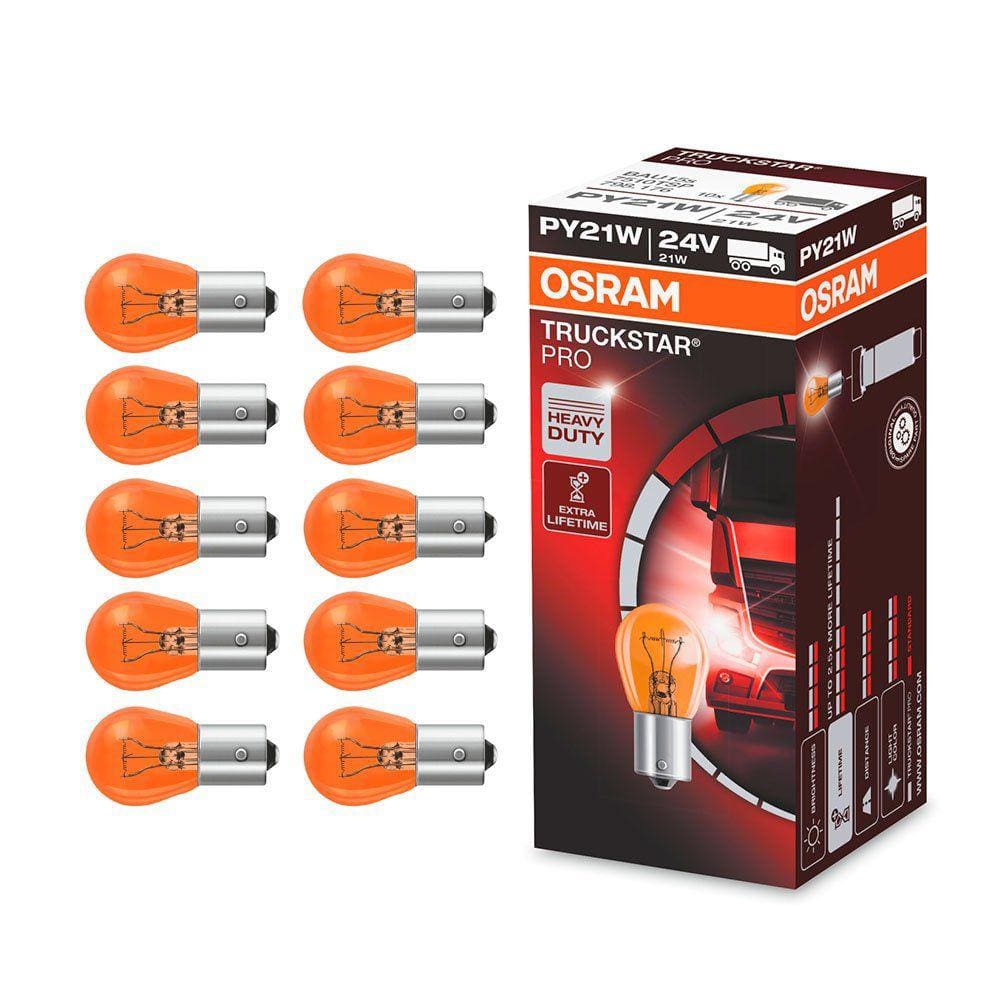 Lâmpada TruckStar Pro 7510 Ambar com 10 Peças Osram