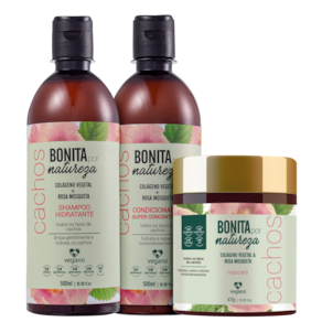 Kit Bonita por Natureza Cachos Treatment Trio (3 Produtos)