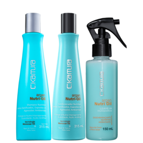 Kit C.Kamura Argan Nutri-Oil (3 Produtos)