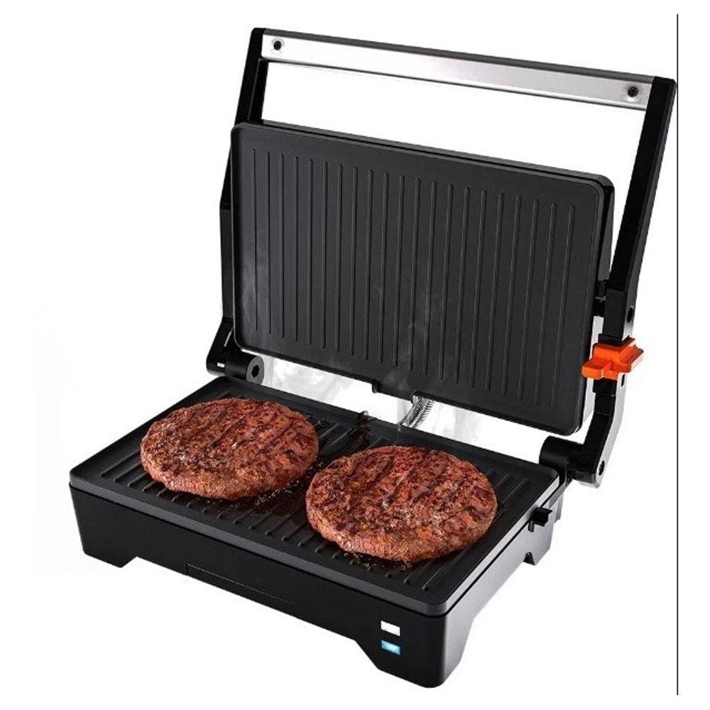 Grill Cadence Chapa Firme Inox Hamburguer Lanche Sanduiche