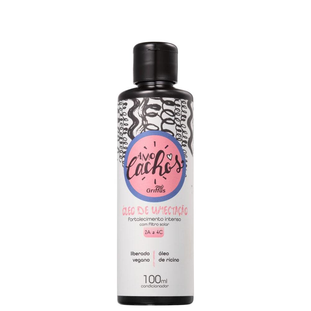 Griffus Amo Cachos Rícino Umectação - Óleo Capilar 100ml Blz