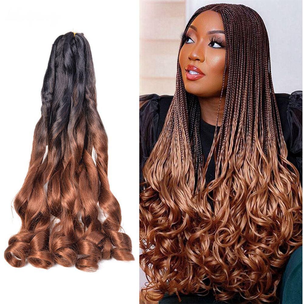 Cabelo Boho Curl Fibra Sintética 400g Para Crochet Braids