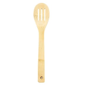 Colher De Pau Vazada Para Arroz De Bambú Ecokitchen 30 Cm