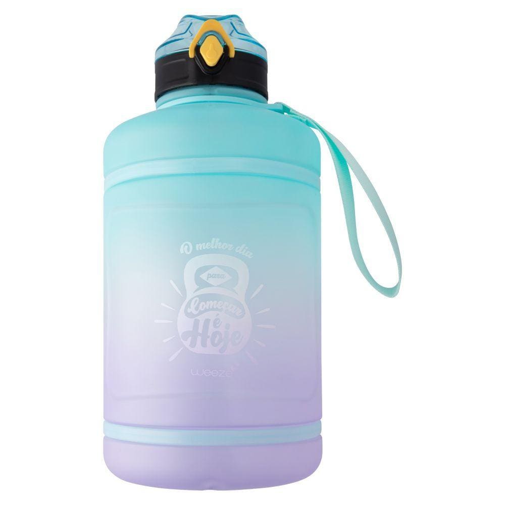 Mini Galão De Água 2,2 Litros Com Alça Squeeze Garrafa Academia Fitness