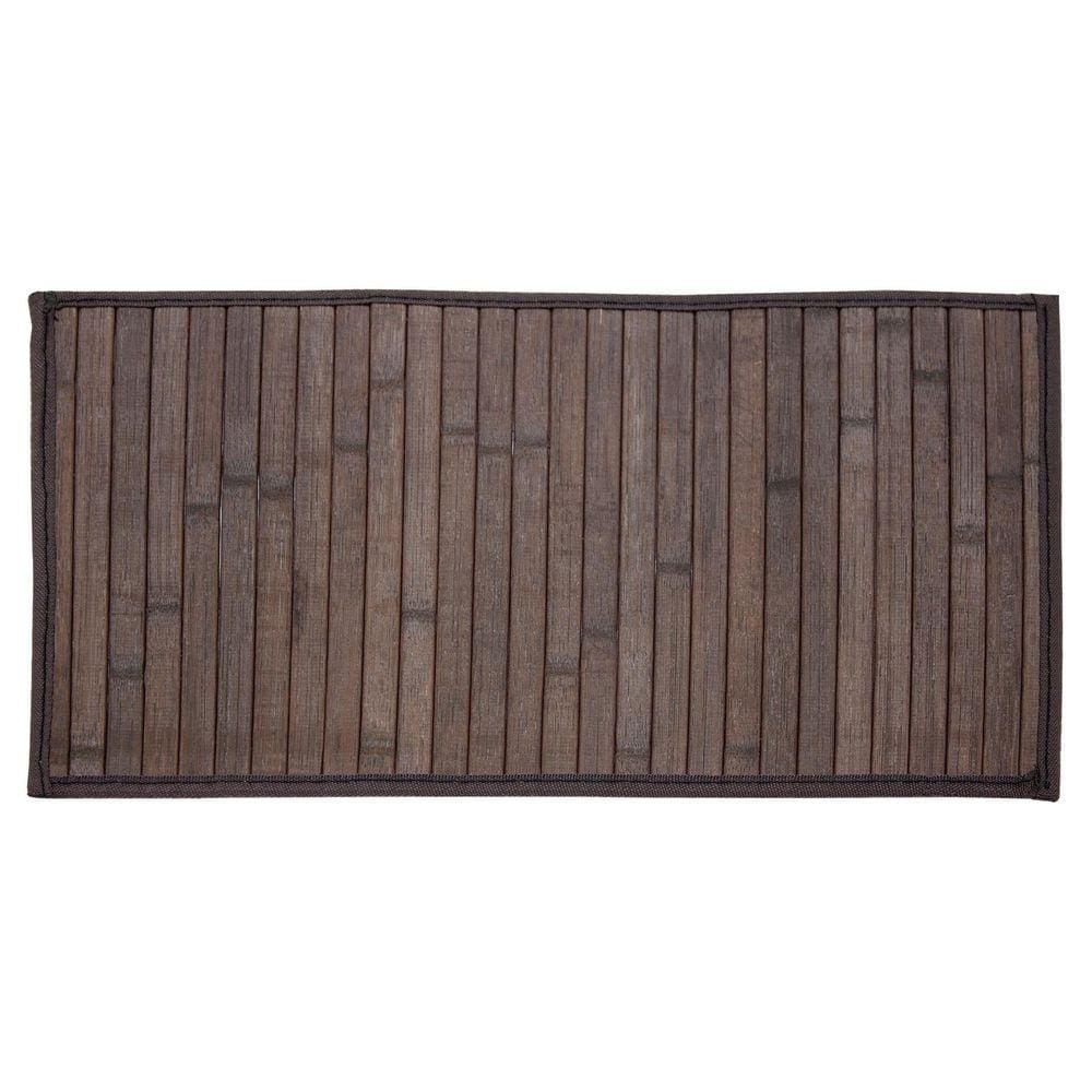 Jogo Lugar Americano Bambu Marrom 06 Peças - Ja10203