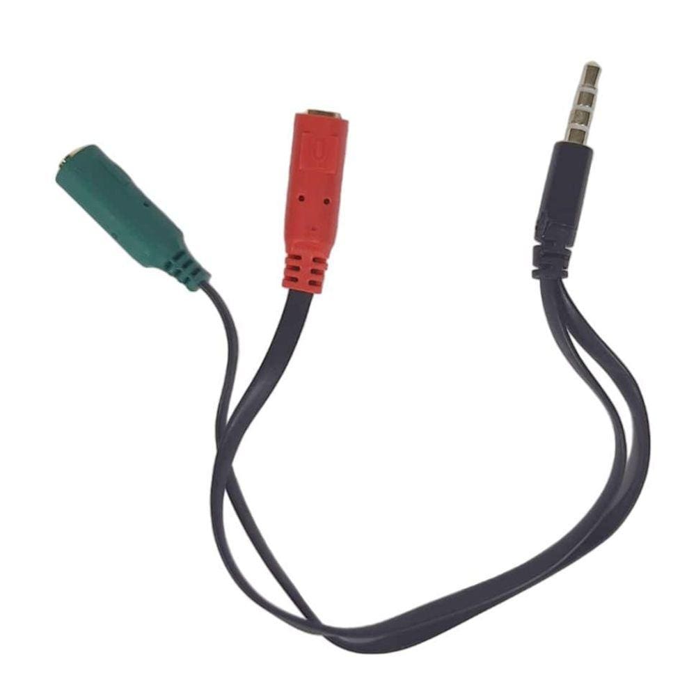 Cabo Adaptador De 2 P2 Femêa Maleavel 1 P2 Macho It-Blue