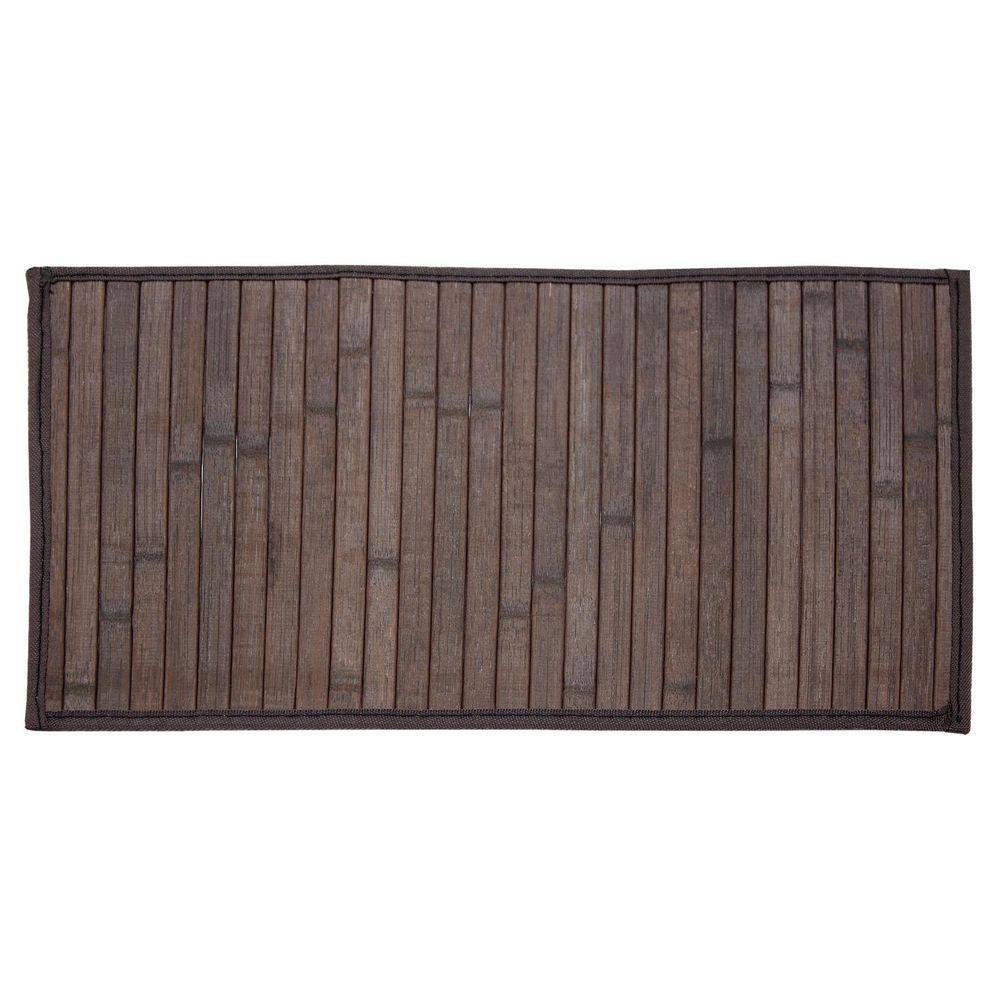Jogo Lugar Americano Bambu Marrom 06 Peças - Ja10203