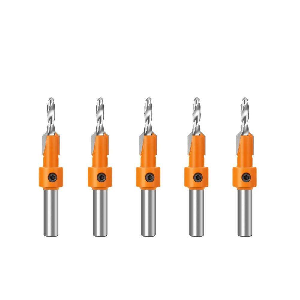 Kit 5 Broca Com Escareador Madeira 3Mm X 8Mm Madeira Xf
