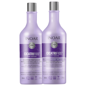 Kit Inoar Cicatrifios Loiro Perfeito Salon (2 Produtos)
