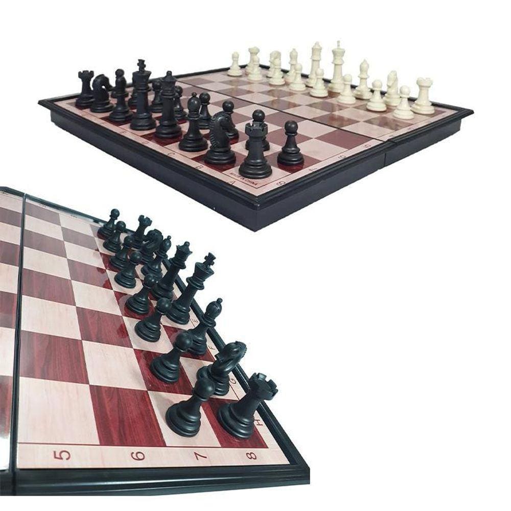 Jogo Tabuleiro De Xadrez Luxo Cavaleiros Medievais 3d 32 Pcs - Eco