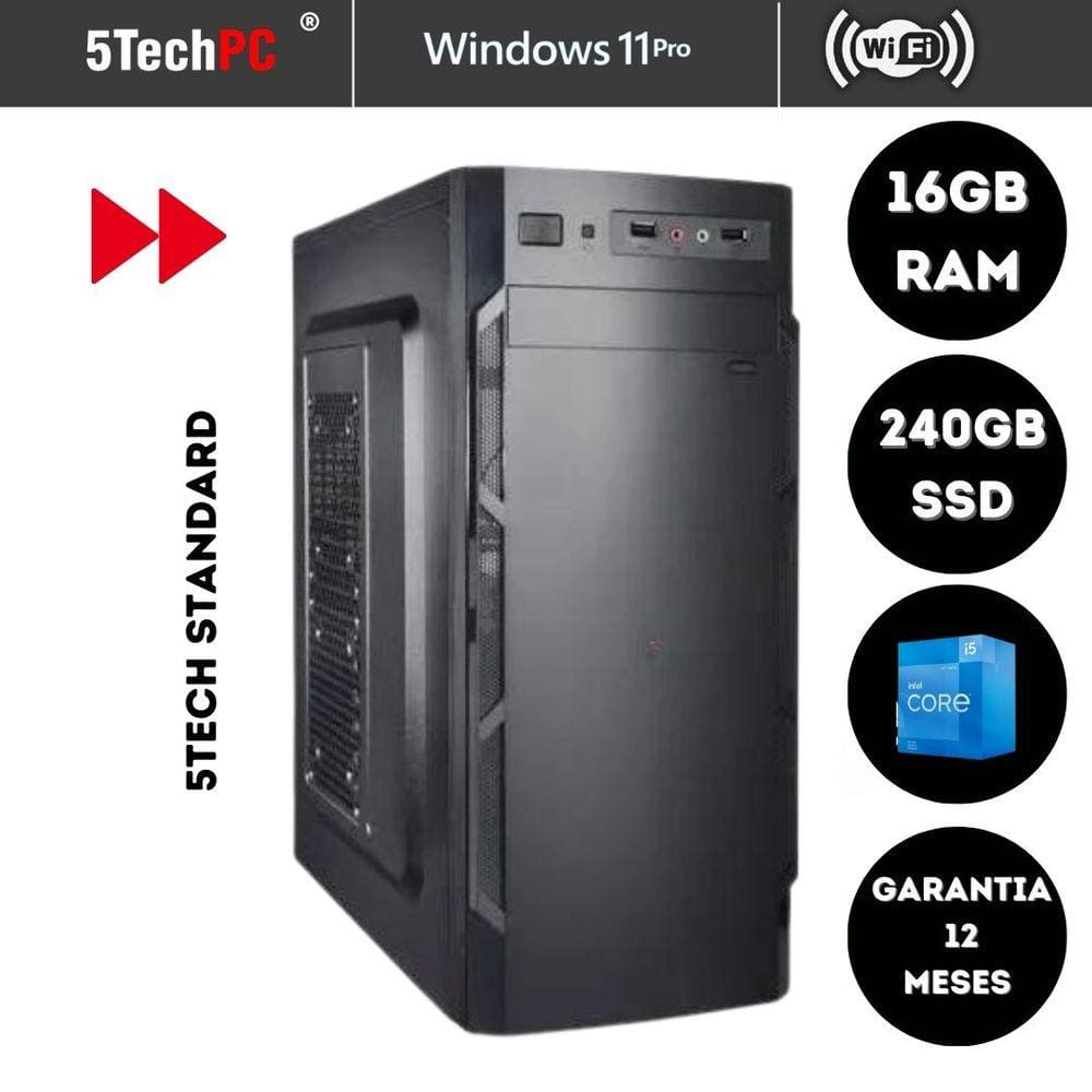 Computador  Standard i5 16Gb SSD240, Windows 11, Wifi