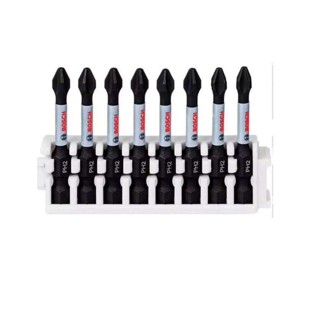 Jogo De Bits Bosch Impact Control Ph2 50Mm Com 8 Peças