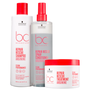 Kit Schwarzkopf Professional BC Bonacure Clean Performance Repair Rescue Trio (3 Produtos)