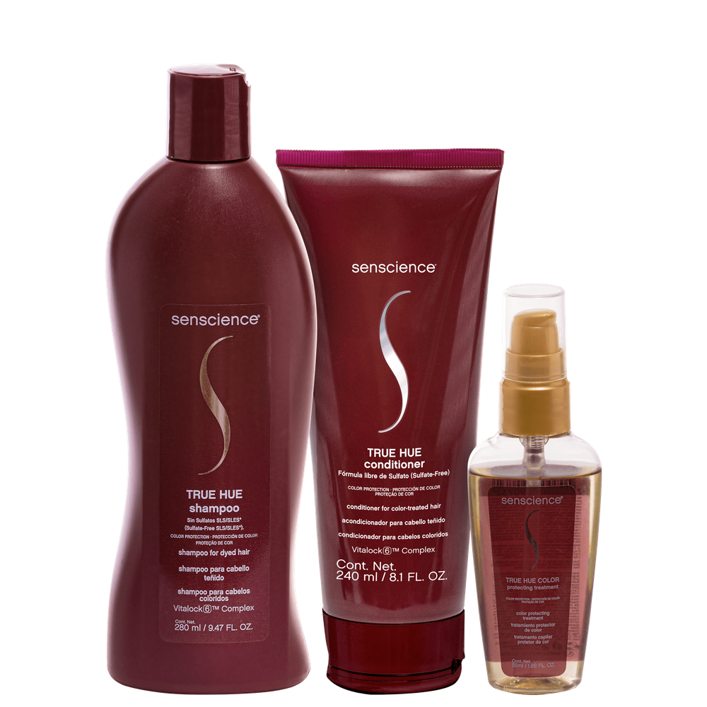 Kit Senscience True Hue Treatment (3 Produtos)
