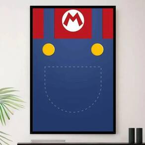 Conjunto quadros Super Mario A4