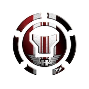 Adesivo Bocal Cb Twister Cg Titan / Fan / Start 160 +2018 Asa Vermelho Vermelho