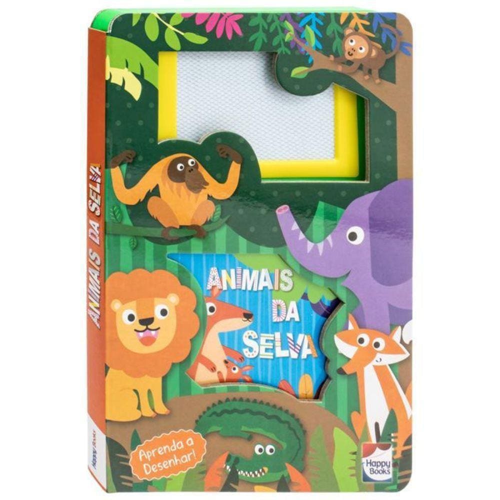 Livro-Lousa Mágica Animais Da Selva