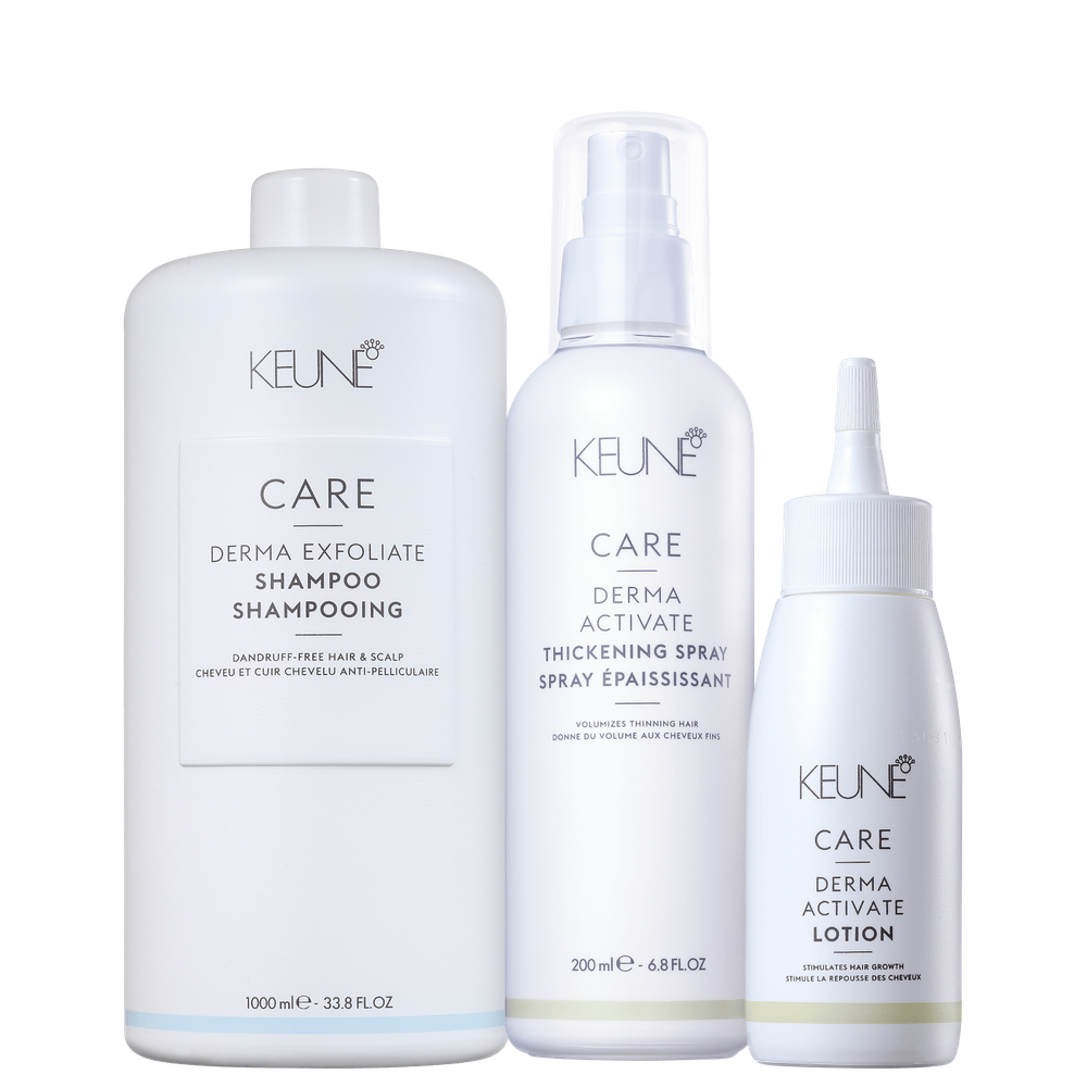 Kit Keune Care Derma Activate Exfoliate Trio Plus