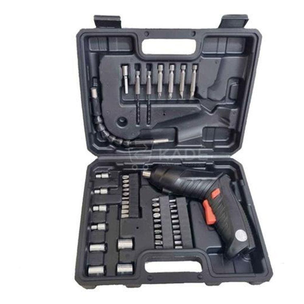 Parafusadeira Elétrica 47 Pcs - Preto - 110V/220V