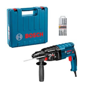 Martelete Perfurador Profissional Bosch GBH 2-24D 820W Com 5 Brocas e Maleta