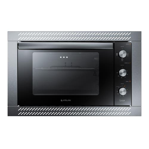 imagem-Forno de Embutir Elétrico Preto 44L com Grill e Timer Atlas U Top 127V - 110V
