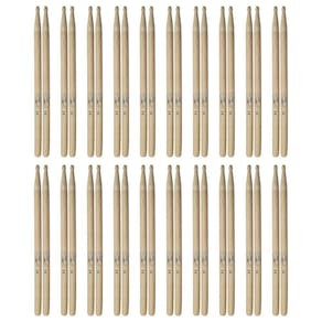 Kit com 20 Pares de Baquetas para Bateria Hickory 5A New York