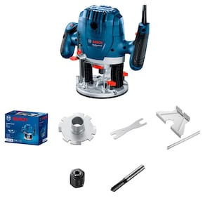 Tupia de Coluna Bosch GOF 130 1300W 220V Pinça Guia Fresa