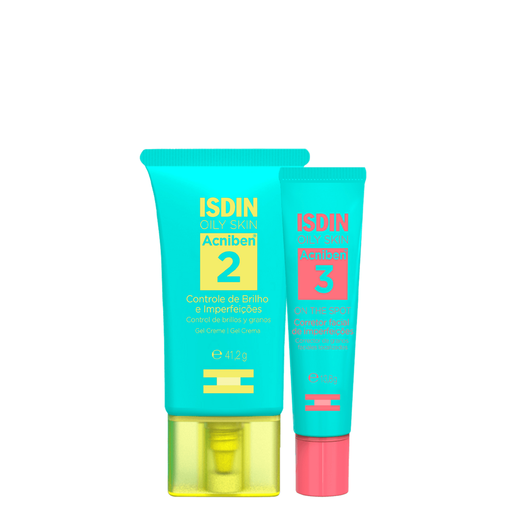 Kit ISDIN Acniben Controle de Brilho & Antiacne (2 Produtos)