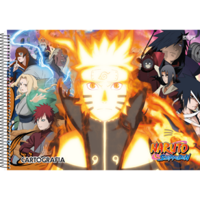 Quadro Anime Naruto Shippuden Desenho Com Moldura G03