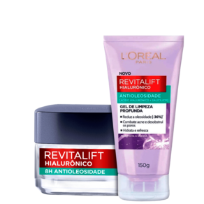 Kit L`Oréal Paris Revitalift Limpeza e Hidratação - Gel de Limpeza 150g + Gel Creme Preenchedor 49g
