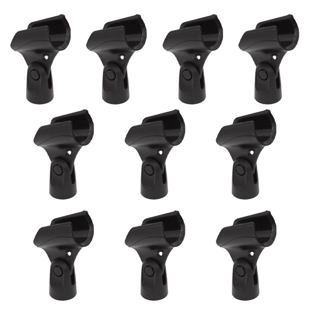 Kit 10 Suportes Para Microfone Com Fio B19A Onyx