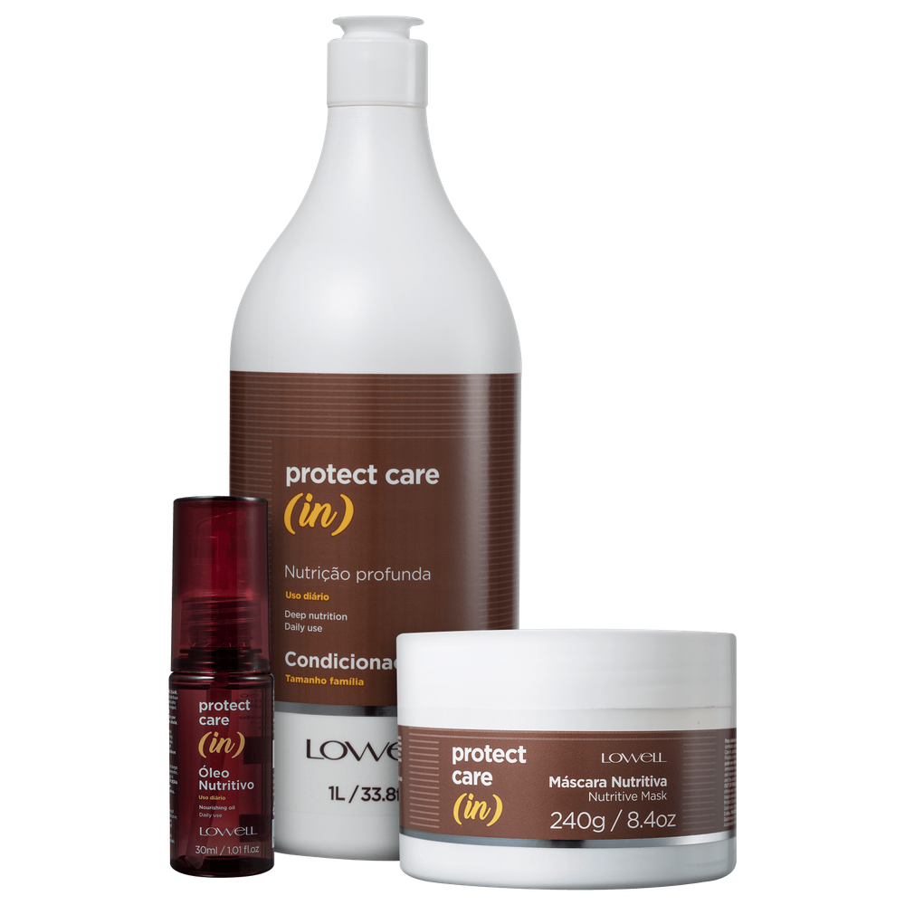 Kit Lowell Protect Care (in) Nutritive (3 Produtos)