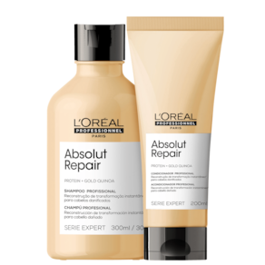 Kit L`Oréal Professionnel Serie Expert Absolut Repair Gold Quinoa + Protein Duo (2 Produtos)
