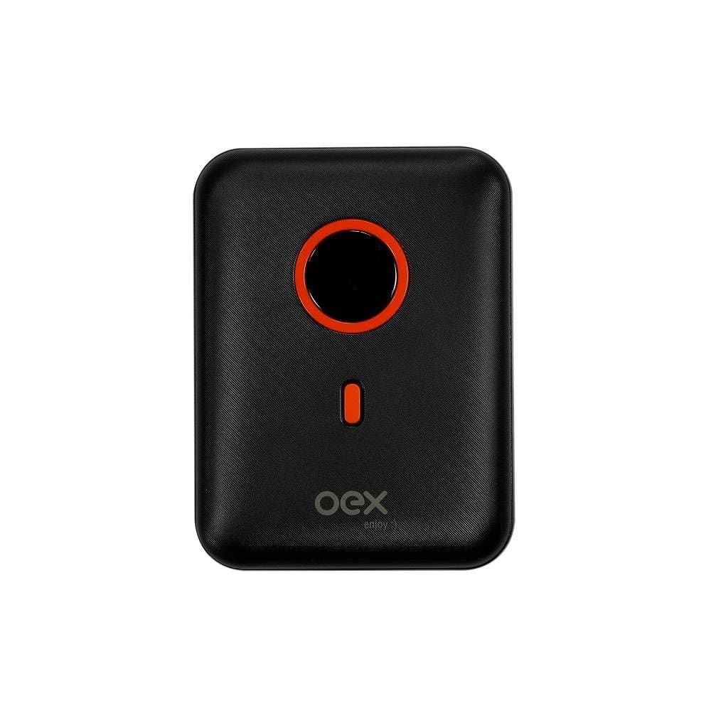 Carregador USB Portatil 10000mah PB303, Preto, OEX